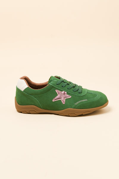 Truce Green Star Suede Sneaker
