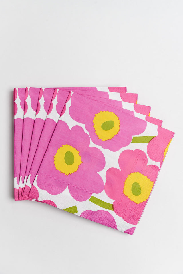 Unikko Pink Flower Napkins