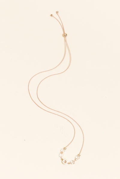 Valera Gold Beaded Necklace