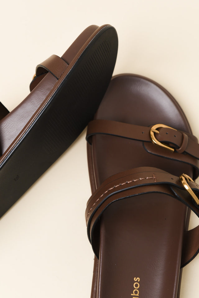 Valise Chocolate Buckle Slide image 3