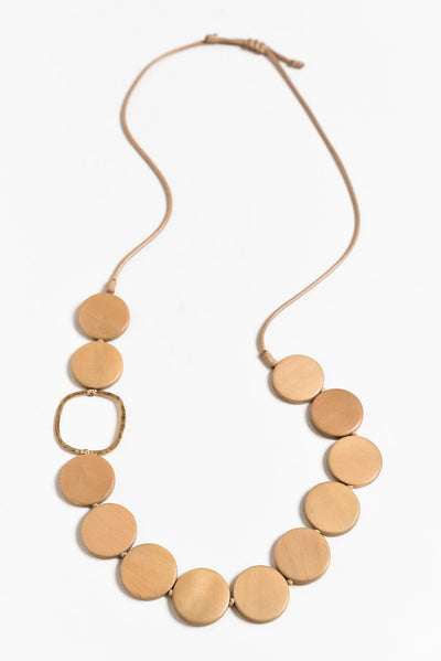 Vani Wooden Bead Necklace