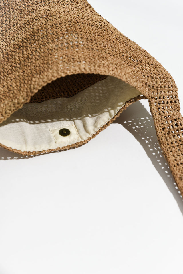 Vatania Tan Raffia Shoulder Bag image 3