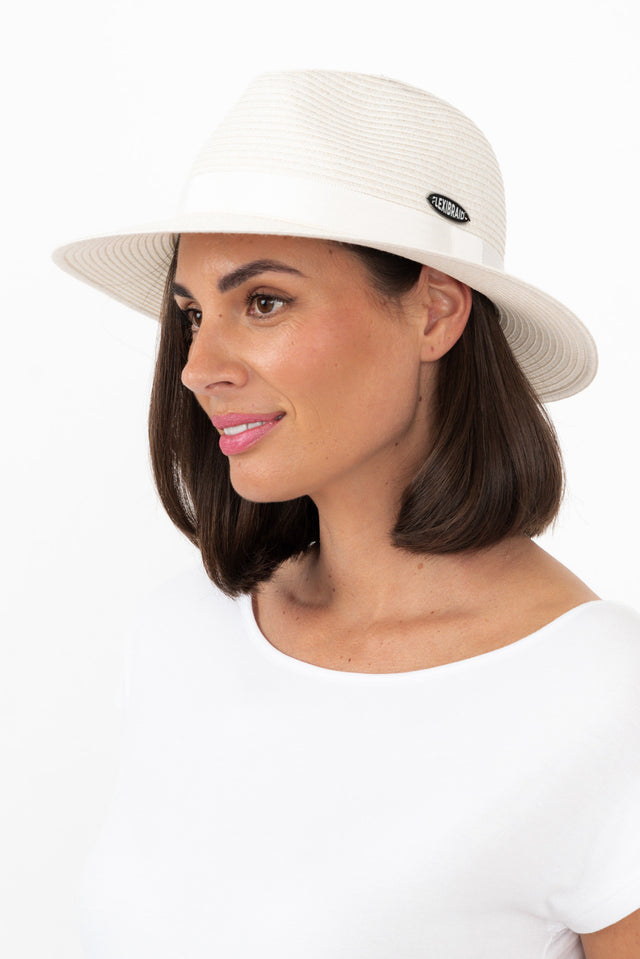 Voyager Ivory Travel Fedora