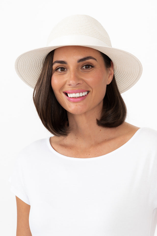 Voyager Ivory Travel Fedora