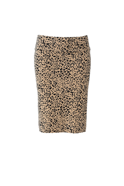 Whitney Leopard Bamboo Tube Skirt - Blue Bungalow AU