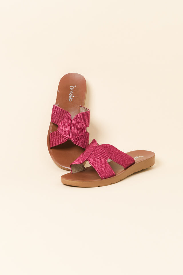 Wander Fuchsia Shimmer Slide