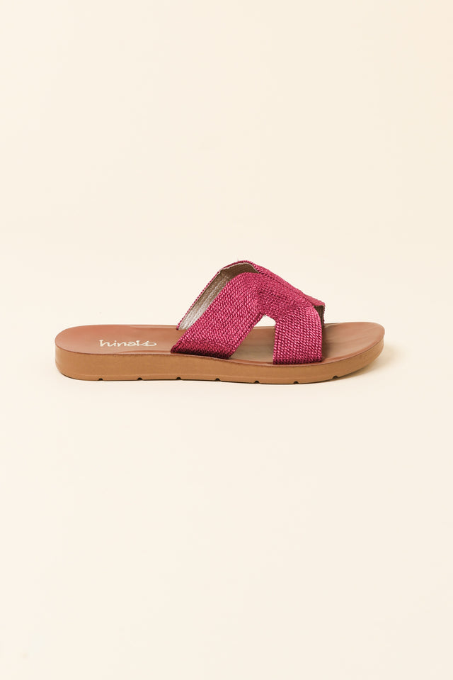 Wander Fuchsia Shimmer Slide