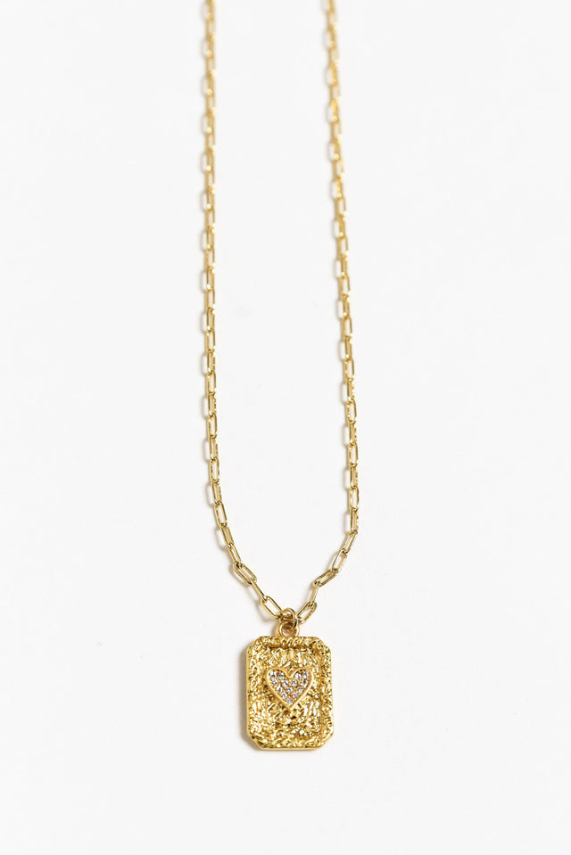 Wrenley Gold Heart Necklace