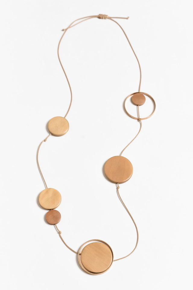 Wynton Wood Circle Necklace image 1