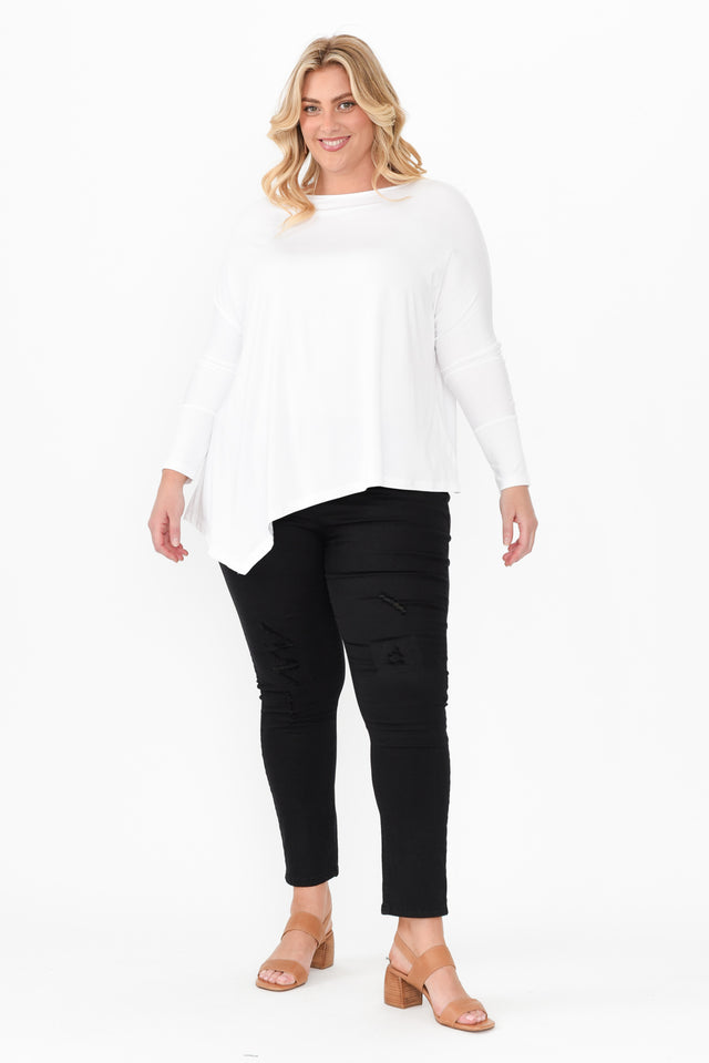 Zadie Distressed Black Stretch Jeans