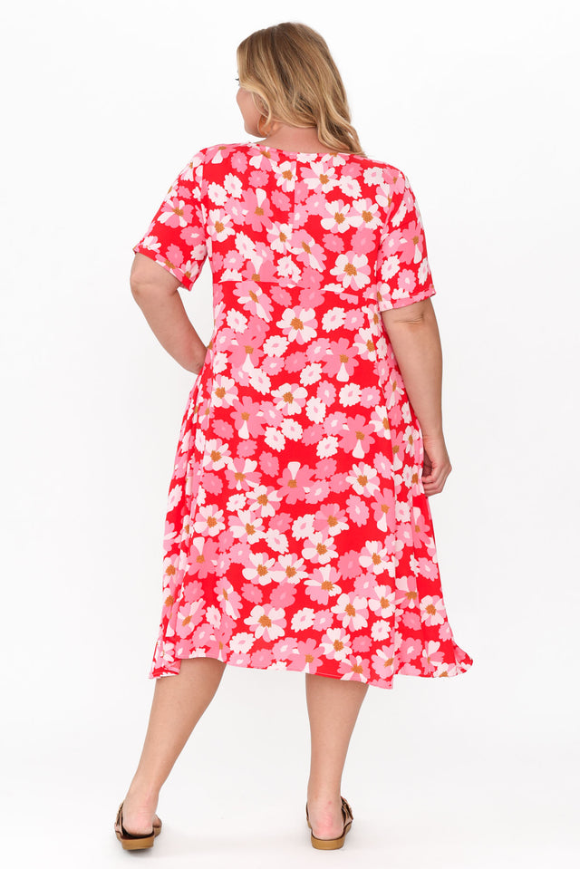 Zaelia Pink Blossom Crescent Dress image 10