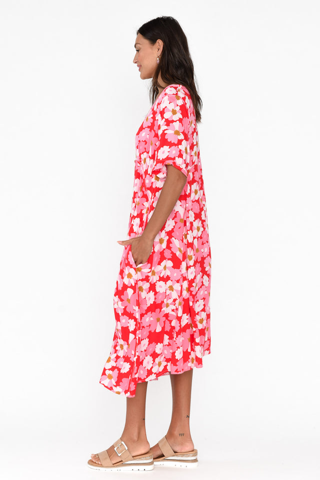 Zaelia Pink Blossom Crescent Dress image 5