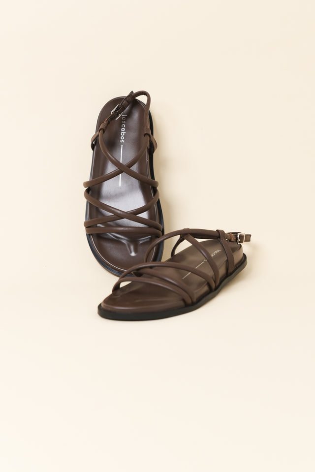 Zarn Chocolate Strappy Sandal image 2