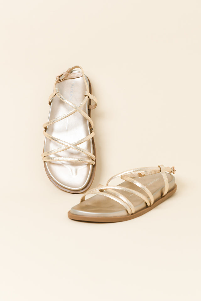 Zarn Gold Strappy Sandal image 2