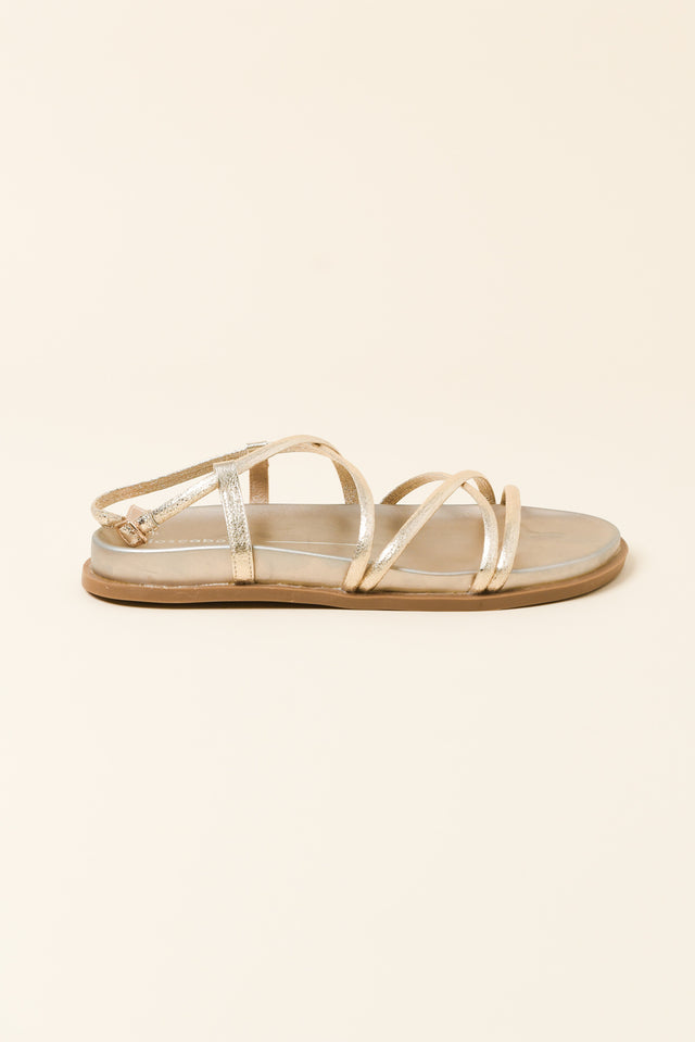 Zarn Gold Strappy Sandal image 1