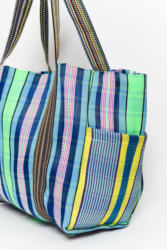 Zorita Blue Stripe Tote Bag