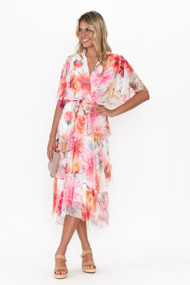 Zula White Floral Layer Dress banner image
