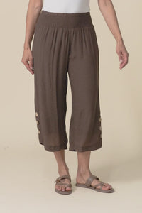 Lettie Chocolate Button Pants,Video