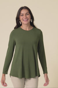 Buttery Carla Green Top,Video