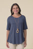 Buttery Blue Half Sleeve Top,Video