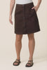 Amanda Chocolate Stretch Denim Skirt,video