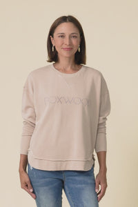 Simplified Oat Cotton Crewneck Sweatshirt,Video