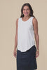 Keira White Cotton Tank,Video