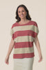 Varley Coral Stripe Cotton Tee,video