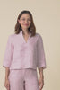 Oregon Blush Linen Top,Video