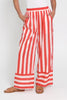 Mariah Red Stripe Cotton Pants,Video