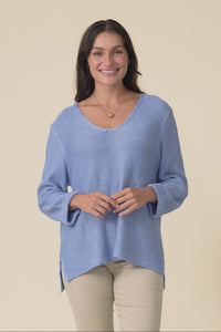 Toulouse Blue Cotton Jumper,Video