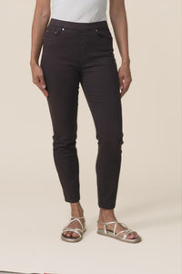 Zadie Chocolate Stretch Jeans,video