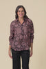 Isa Pink Floral Cotton Silk Shirt,Video