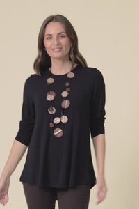 Buttery Carla Black Top