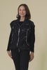Kaylani Black Sequin Quilted Vest,Video