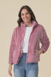 Ackerley Pink Faux Fur Jacket,Video