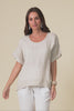Kaya Beige Linen Top,Video