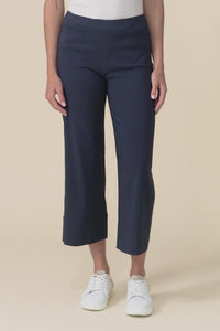 Zaro Navy Wide Leg Pants,video