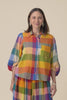 Wesley Orange Check Cotton Shirt,Video
