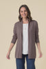 Primrose Chocolate Cotton Drape Cardigan,Video