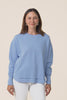 Signature Blue Cotton Crewneck Sweatshirt,video