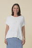 Rawlins White Cotton Knit Top,Video