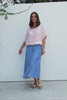 Darcy Light Wash Denim Skirt,Video