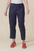 Oman Navy Linen Drawstring Pants,Video