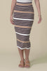 Tan Stripe Bamboo Maxi Tube Skirt,Video