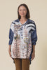 Ensley Navy Leopard Collared Shirt,Video