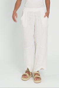 Boston Cream Linen Pocket Pants,Video
