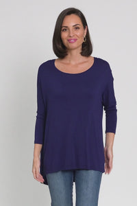 Navy Milan 3/4 Sleeve Top,Video