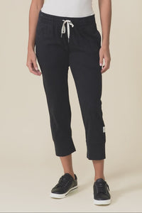 Fundamental Brunch Black Cotton Sweatpants,Video