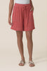 Sage Orange Contrast Shorts,Video